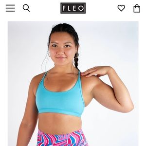 Fleo ocean scuba cami bra size small new with tags